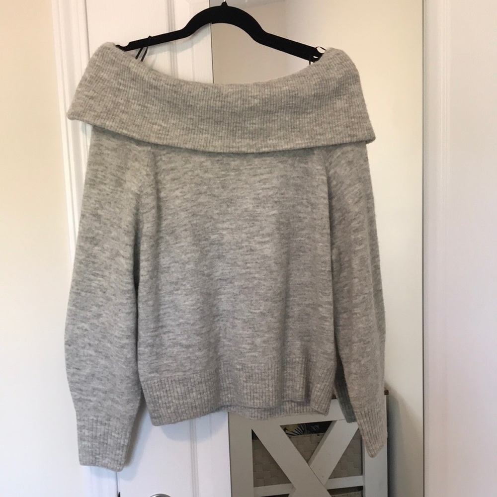 Off the shoulder sweater